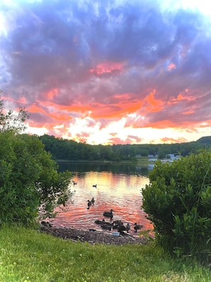 Amazing , romantic sunsets from the deck