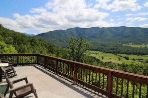 Amazing views from the rocking chairs on the balcony.  