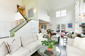 living room/two seating areas