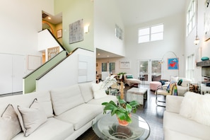living room/two seating areas