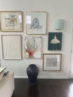 living room area/front hall