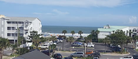 View of beach from porch