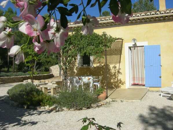 Holiday rental ROUSSILLON cottage to rent façade
