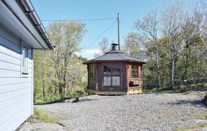 outside
