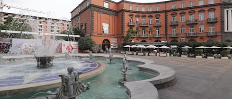 The Main Entrance.
Charles Aznavour Square.