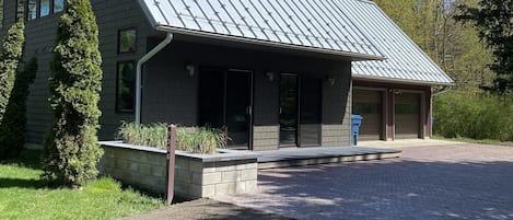 Front and courtyard parking. 