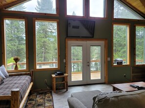 Lots of windows to view the Clark Fork River 