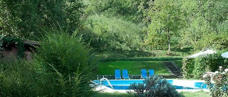 the pool