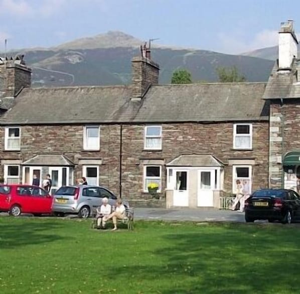 Becksteps Cottage from the green