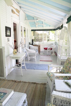 The porch is the heart of this home