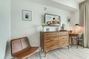 CHAIR, DRESSER AND WORKSPACE