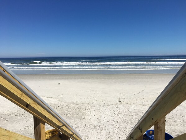 Private walkway to the beach just across the street