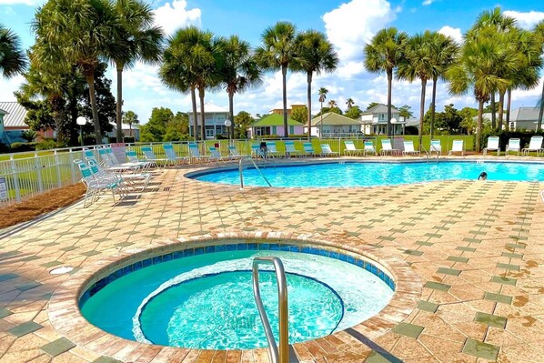 One of Two Swimming Pools & Hot Tub to Kick Back, Rest & Relax