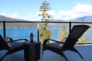 Relax with a glass of wine or your morning coffee while taking in the breathtaking views!