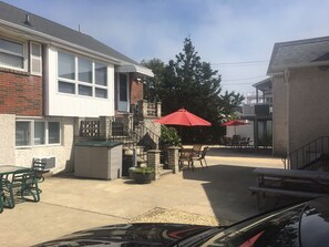 308 Webster yard and 304 Webster Yard next door