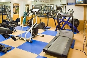 exercise  room and weight facility