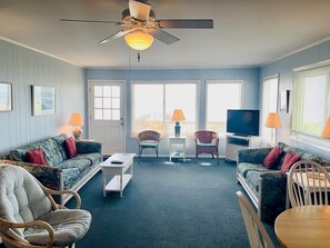 Lower Level Living Area View from Kitchen