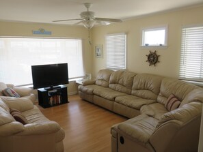 watch TV or relax in spacious living room