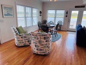 Living Area with Deck Door and Intracoastal View