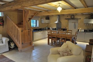 Kitchen dining area of open plan living area