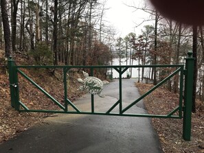 Front gate to the property. 