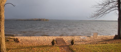 A lovely autumn afternoon on the beach