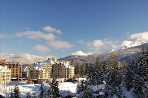 View of Whistler Village/slopes from our unit