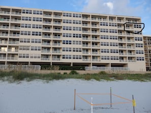 circled our condo as seen from beach for a location reference oceanfront!!!!
