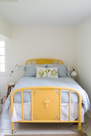 Twin Bed in the Yellow Room