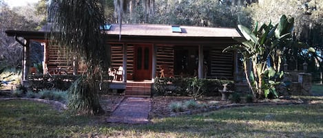 front view of the cabin