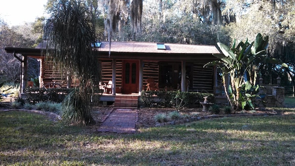 front view of the cabin