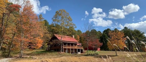 Hawking Pond Cabin fall colors