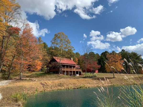 Hawking Pond Cabin fall colors