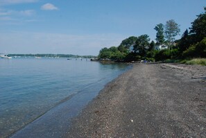 Our beach, great for paddling and swimming.