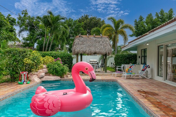 Pompano Beach Retreat is waiting for you to "Jump In".