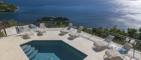 Pool Deck looking towards St Croix