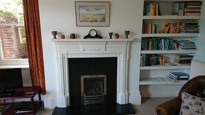 Fireplace in the lounge