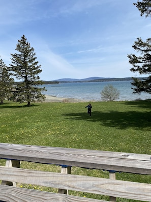 Deck looking at ocean
