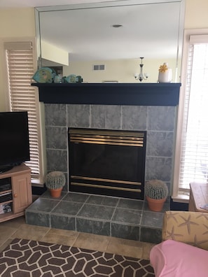 Gas fireplace/Family Room