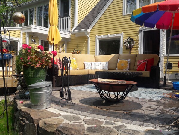 Our lovely stone patio 