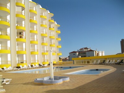 2-Zimmer-Wohnung mit Pool, Praia da Rocha, Blick aufs Meer und auf den Pool