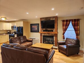 Living Room with Gas Fireplace