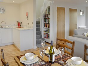 Charming dining area | Crofters Cottage, Rothbury