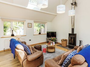 Living space with wood burner | Woodlands, Langford Budville, near Wellington