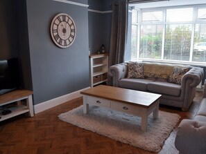 Lounge area | Seaholme, Seahouses, near Alnwick