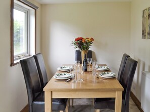 Stylish dining area | Nursery Cottage - Beaufort Cottages, Kiltarlity, near Beauly