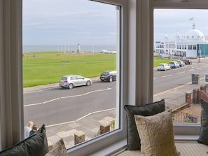 Coastal view from the living room | Bay View, Whitley Bay