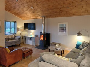 Living area | Meadowside Lodges- Peregrine Lodge - Meadowside Lodges, St Columb, near Padstow