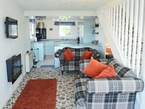 Attractive open plan living space | Seascape, Hilton, near Tain