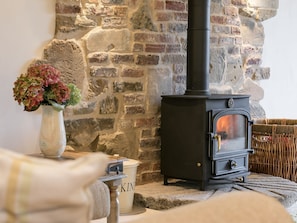 Wood burner | The Old Rectory Cottage, Tothill, near Louth